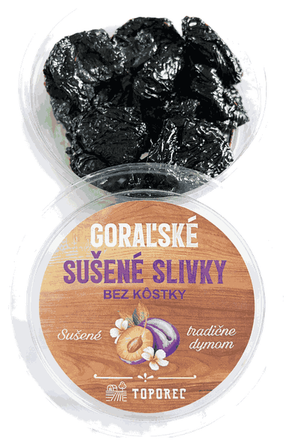 Goraľské sušené slivky bez kôstky
